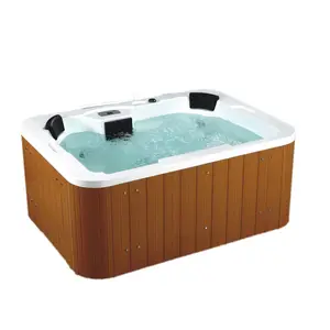Nouveau produit système de contrôle de luxe SG, coque en acrylique importée des états-unis, bain à remous extérieur natation SPA avec bain de massage de fête