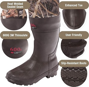 Langland Dụng Cụ Lội Ngực Dụng Cụ Lội Vịt Bằng Cao Su Neoprene Cho Nam Với Bốt Cách Nhiệt 600G Dụng Cụ Lội Nước Câu Cá Chân Bằng Vải Camo Chống Nước - Product Image 3