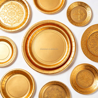 Assiettes en papier Joyeux Anniversaire, vaisselle jetable colorée pour décorations de fête