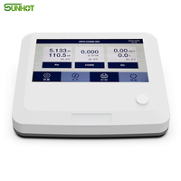 pH-mètre numérique de laboratoire SunHot avec paramètres PH/mV et ORP, testeur EC/Salinité, précision 0,002 pH, écran LCD, plastique, OEM