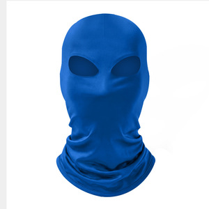 Breathable Dual Hole Balaclava Unisex Outdoor Cycling Face Mask Ice Silk Quick Dry Sun Protection Head Cover 54-56CM - Product Image 1
