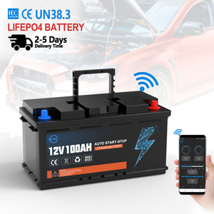 Baterías de Coche al por Mayor 12V 24V 60Ah 75Ah 100Ah Lifepo4 para Camiones, Vehículos, Cajas y Paquetes de Almacenamiento de Energía Doméstica, Baterías para Automóviles - Product Image 1