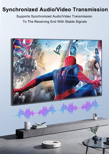 100M 4K Không Dây <span class=keywords><strong>HDMI</strong></span> Nam Hiển Thị <span class=keywords><strong>Adapter</strong></span> Âm Thanh Video Transmitter Và Receiver 4K 30Hz Extender Cho Máy Tính Xách Tay PC DVD Để TV Màn Hình - Product Image 4