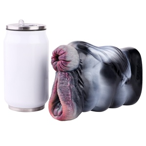Copa de Masturbación GEEBA de Doble Canal con Forma de Caballo, Masturbador Masculino de Silicona Suave, Vagina Realista, Masajeador de Próstata, Juguete Sexual para Adultos - Product Image 6