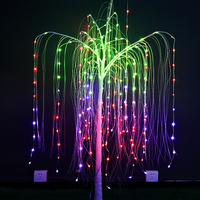 Magnifique lampe d'arbre de saule de style célébrité du Web, 1.2/1.5/1.8m, pour divers décorations de scène