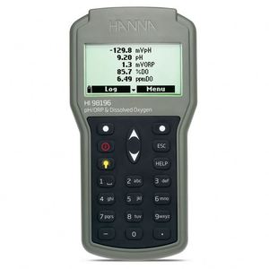 เครื่องวัดค่าหลายพารามิเตอร์ Hanna HI98196 วัดค่า pH (0.00-14.00 0.01pH) ORP (2000mV) DO (0.0-500.0%) อุณหภูมิ (0.02C) แบบกันน้ำ - Product Image 1