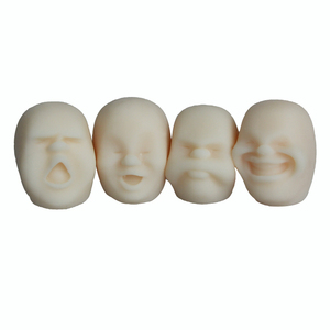 Balle anti-stress à presser en forme de visage humain, design japonais - Product Image 5
