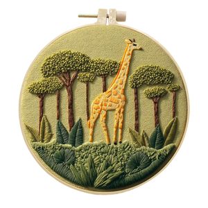 Vendita calda giraffa Set da ricamo a punto croce Set di Kit da ricamo Set da ricamo per principianti punto croce - Product Image 5