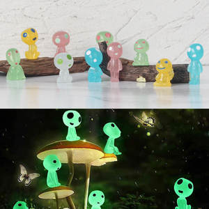 Paquete de 10 Diseños de Decoración de Jardín, Miniaturas Luminosas de Duendes Fantasma que Brillan en la Oscuridad, Manualidades de Resina, Suministros para el Hogar y Bricolaje - Product Image 1