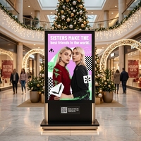 Écran d'affichage LED intérieur portable P2.5, support pliable en aluminium, modèle GOB étanche, fréquence de rafraîchissement 3840 Hz