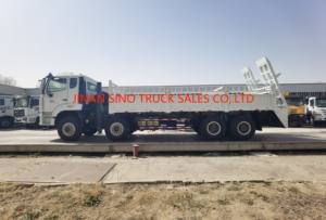 Camion <span class=keywords><strong>de</strong></span> transport lourd 8x4 avec bennes rabattables, vérins hydrauliques et treuil pour le chargement/déchargement autonome - Product Image 2