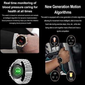 <span class=keywords><strong>Smartwatch</strong></span> Business HK98 <span class=keywords><strong>con</strong></span> Schermo AMOLED da 1,43 Pollici, <span class=keywords><strong>Cinturino</strong></span> <span class=keywords><strong>in</strong></span> <span class=keywords><strong>Acciaio</strong></span>, Cassa Robusta <span class=keywords><strong>in</strong></span> Metallo, Modalità Esercizio e Monitoraggio Attività - Product Image 5