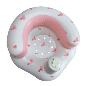Blue Green Pink Bear <b>Inflatable</b> Baby <b>Sofa</b> Portable Infant Chair Safety Support Non-Slip Base BPA-Free Toddler Seat - Product Image 2