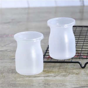 Pp Pudding Cup 120Ml Thickened Plastic With Lid For Yogurt Double Skin Milk High <b>Temperature</b> Resistant Disposable - Product Image 2