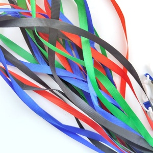 Cheap Wholesale Custom Printed 38cm Long Badge Holder Strap <b>Polyester</b> <b>Lanyards</b> With Clips - Product Image 6