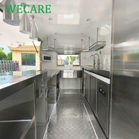 Wecare Bbq Café Mini Crème Glacée Petit Camion De Nourriture Chariots À Café Mobile À Vendre USA