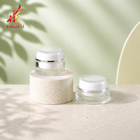 Pot en plastique transparent OEM/OED personnalisé de 15g/30g avec double paroi intérieure pour gel à ongles, crème pour le visage et les yeux, et produits cosmétiques et de soin