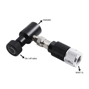Adaptador ASA para Tanque <span class=keywords><strong>de</strong></span> CO2 <span class=keywords><strong>de</strong></span> <span class=keywords><strong>Paintball</strong></span> CGA320 G1/2-14 con Conector <span class=keywords><strong>M16</strong></span>*1.5 - Product Image 5