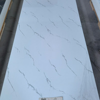 Vente chaude Chine Polygranit Marbre Feuille PVC Marbre Feuille pour Mur 1220 mm * 2440 mm Épaisseur 2/3mm pour le Marché du Guatemala