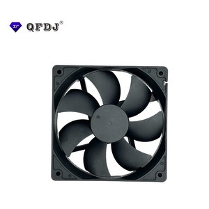 Ventilador sin Escobillas QFDJ DC 120x120x25mm 12V 24V 48V IP68 Impermeable para Gabinete de Control Industrial e Inversor Fotovoltaico - Product Image 1