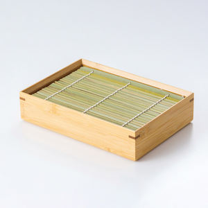 100% plateaux en bambou de couleur suie naturelle plateau de service japon ustensiles de cuisine fournitures - Product Image 1