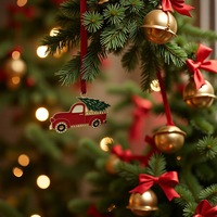 Livraison Rapide - Ornement de Voiture Scintillant en Alliage de Zinc Plaqué Or avec Strass Émaillés et Effet Goutte d'Huile, Présenté en Coffret Cadeau