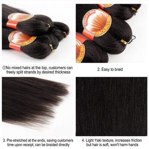 En gros 3X EZ Braids Cheveux à tresser Yaki Ombré pré-étirés à trame unique - Product Image 5