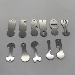 Europe Market Shopping Trolley Cart Release Token Keychain Beer Opener Stainless Steel Blank Metal <b>Keyring</b> - Product Image 2