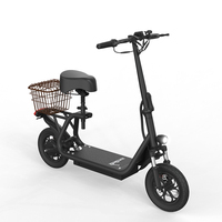 Scooter électrique SMD H6 600W, 45 km/h, autonomie de 25 à 50 km, scooter pliable 48V, charge élevée 180 kg, pneu de ville de 12 pouces
