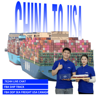 Agente de Envío de Carga para Importadores, Amazon FBA, de China a EE. UU., Canadá, Polonia, Alemania, Francia, Planificación de Rutas, LCL, FCL, Entrega en Almacén
