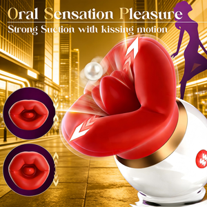 ของเล่นทางเพศ 3 in 1 แบบเลียและดูด พร้อมระบบสั่น 10 โหมด และฟังก์ชั่นดูด 3 แบบ - Product Image 3
