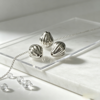 Perles entretoises bicônes côtelées en laiton, plaquées or/rhodium, à rainures verticales, pour composants de bijoux élégants pour femmes, pour la confection quotidienne de bijoux DIY