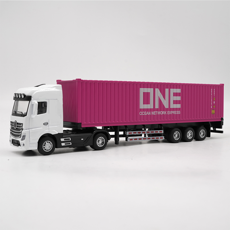 1:50 Modèle de camion porte-conteneurs