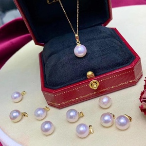 Wuzhou precio de fábrica suelto natural perlas de agua dulce de 3mm-8mm color blanco ronda de perlas de moda con la mitad de agujero - Product Image 5