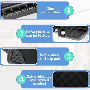 Free sample Portable Eva <b>Wireless</b> <b>Microphone</b> Storage Bag Shockproof Hard Case Carry Bag for Electronic Organizers - Product Image 3