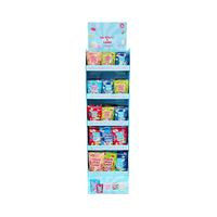 Présentoir à bonbons moderne personnalisé étagères de supermarché pour casse-croûte magasin de détail carton pour présentoir Pop