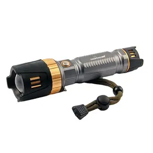 Self Defensive 18650 Rechargeable Tactical Led flashlight Emergency flashlight Torch Light Price