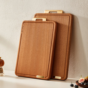 Planche à découper en bois d'ébène rectangulaire, qualité alimentaire, pour cuisine, petite, moyenne, grande, extra grande - Product Image 2