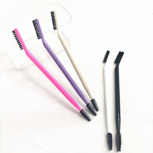 2025 le dernier modèle best-seller Double tête maquillage cils brosse à sourcils brosse à cils noire - Product Image 3
