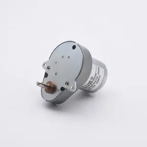 Motor de engranajes de bajo ruido para cocina automática, engranaje de reducción de cepillo de CC de 10kgfcm y 1nm, 65x48mm, 9v, 12v, 24 v, 1000rpm, PMDC