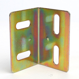 Soporte de esquina de acero de 90 grados para gabinetes, accesorio de fijación de muebles, conector duradero - Product Image 1