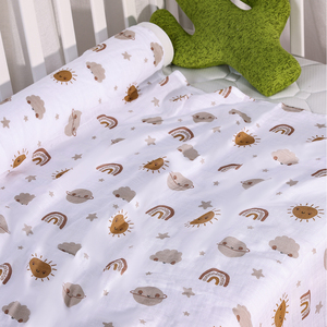 Felice flauto eco-friendly 2 strati OEKO di mussola di bambù coperte per neonato coperta regalo Swaddle neonato - Product Image 3