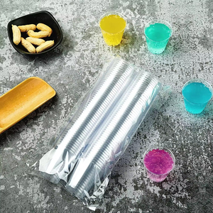 2oz Printing Disposable Hard <b>Plastic</b> Round <b>Cups</b> PS Shot Glasses Single Wall Style for Tea Drink Juice Fruit Milk Wine Beverages - Product Image 6