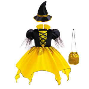 Niñas cuento <span class=keywords><strong>de</strong></span> hadas <span class=keywords><strong>bruja</strong></span> vestido vampiro princesa niños mago Cosplay <span class=keywords><strong>disfraz</strong></span> con sombrero niña Horror vestido calabaza <span class=keywords><strong>disfraz</strong></span> <span class=keywords><strong>de</strong></span> Halloween - Product Image 3
