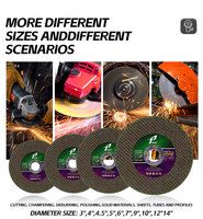 Disques de découpe abrasifs de 6 pouces (150*1,2*22,23 mm) pour outils de coupe de métaux, adaptés à l'acier inoxydable et au métal