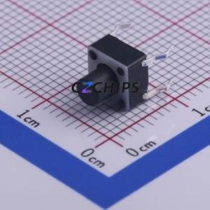 STP-1230G Tactile Switch Through hole Component (THT)-4P,6x6mm Switch Single Pole Single Throw Round Button 1.6N Through Hole - Product Image 2
