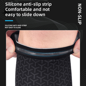 Manga de Compresión Deportiva Transpirable y Duradera, Soporte para <span class=keywords><strong>Piernas</strong></span> Antideslizante, Protector de Espinilla para Fútbol, Ciclismo y Deportes al Aire Libre - Product Image 6