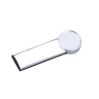 Porte-badge personnalisé avec insert 60x15mm - Dos magnétique ou à épinglette - Badge nominatif réutilisable pour employés et conférences - Logo OEM