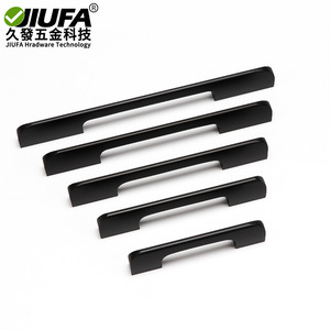 Jiufa Cabinet Drawer <b>Handles</b> Aluminum Alloy Single Hole Modern Minimalist Wardrobe Door Hardware - Product Image 2