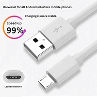 Kabel USB-A ke Micro USB 6A 1m 2m Murah untuk Pengisian Cepat Berkualitas Tinggi V8 Jalur Data Pengisian untuk Perangkat Android Tersedia